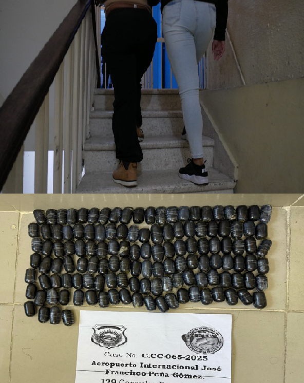 Detienen a Dos Mujeres con 246 Cápsulas de Cocaína en el Aeropuerto de Las Américas