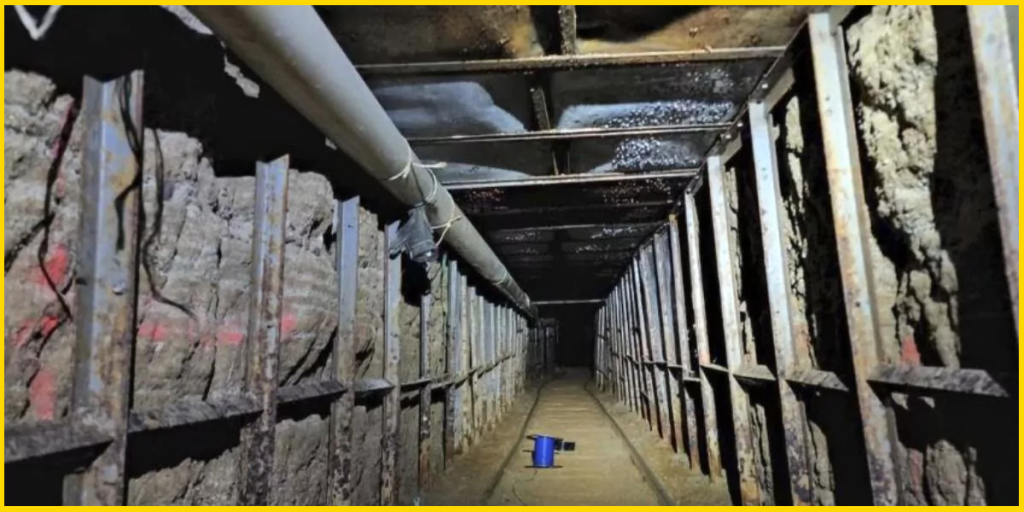 Descubren narcotúnel