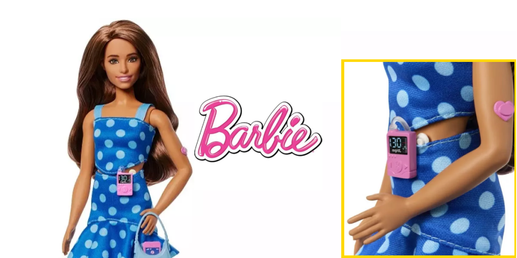 Barbie lanza muñeca con diabetes tipo 1