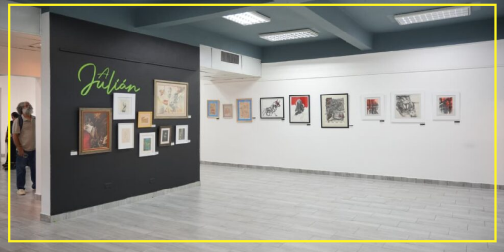 Exposición colectiva honra el legado de Julián Amado en la UASD